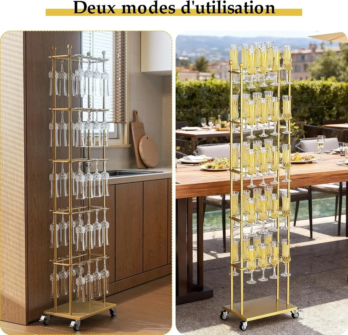 Champagne Drinks Tower Removable 5 Tier 40 - Image 4