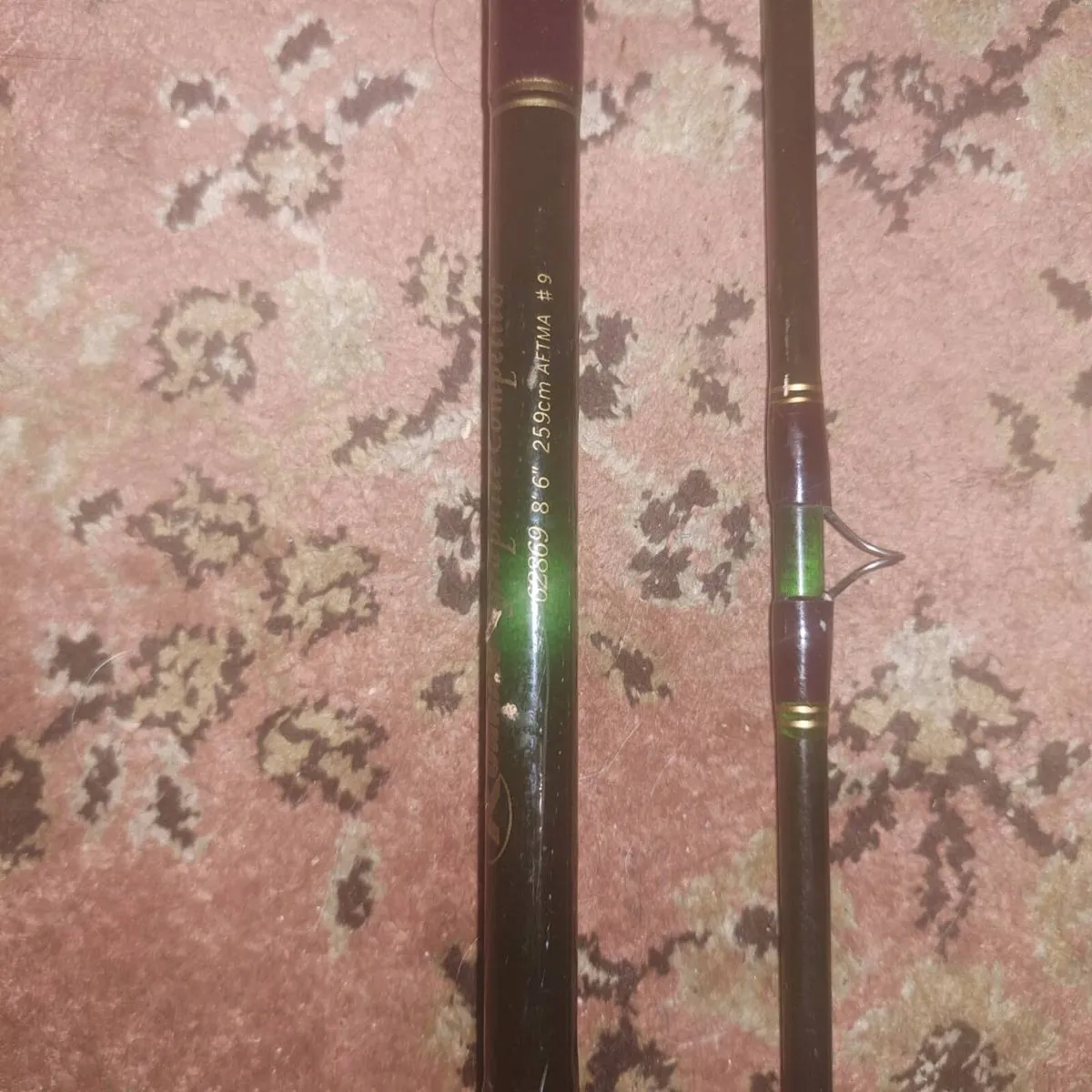 Kunnan Graphite Competitor vintage fly rod - Image 3