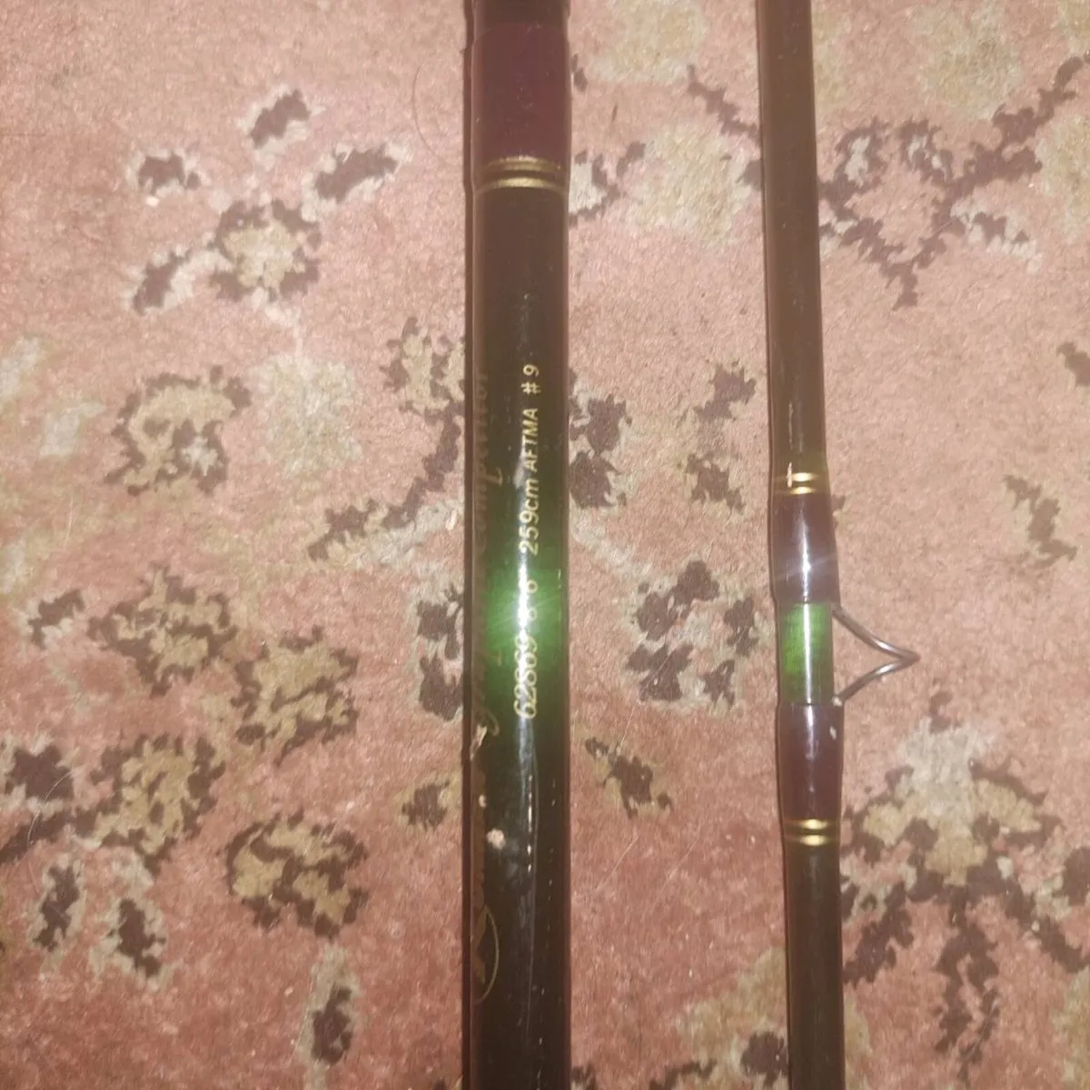 Kunnan Graphite Competitor vintage fly rod - Image 4