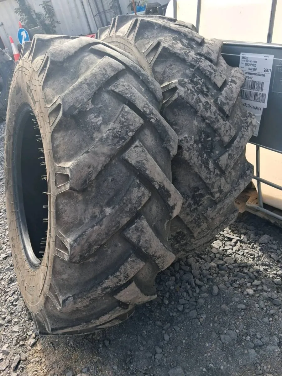 Two tires 15.5x80 x24 - Image 1