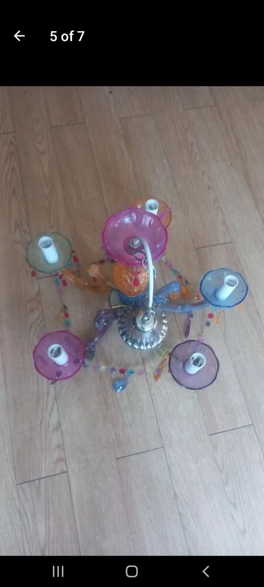 Colourful chandelier - Image 1
