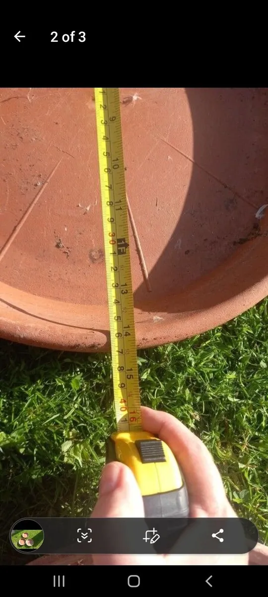 Large plant saucers - Image 1