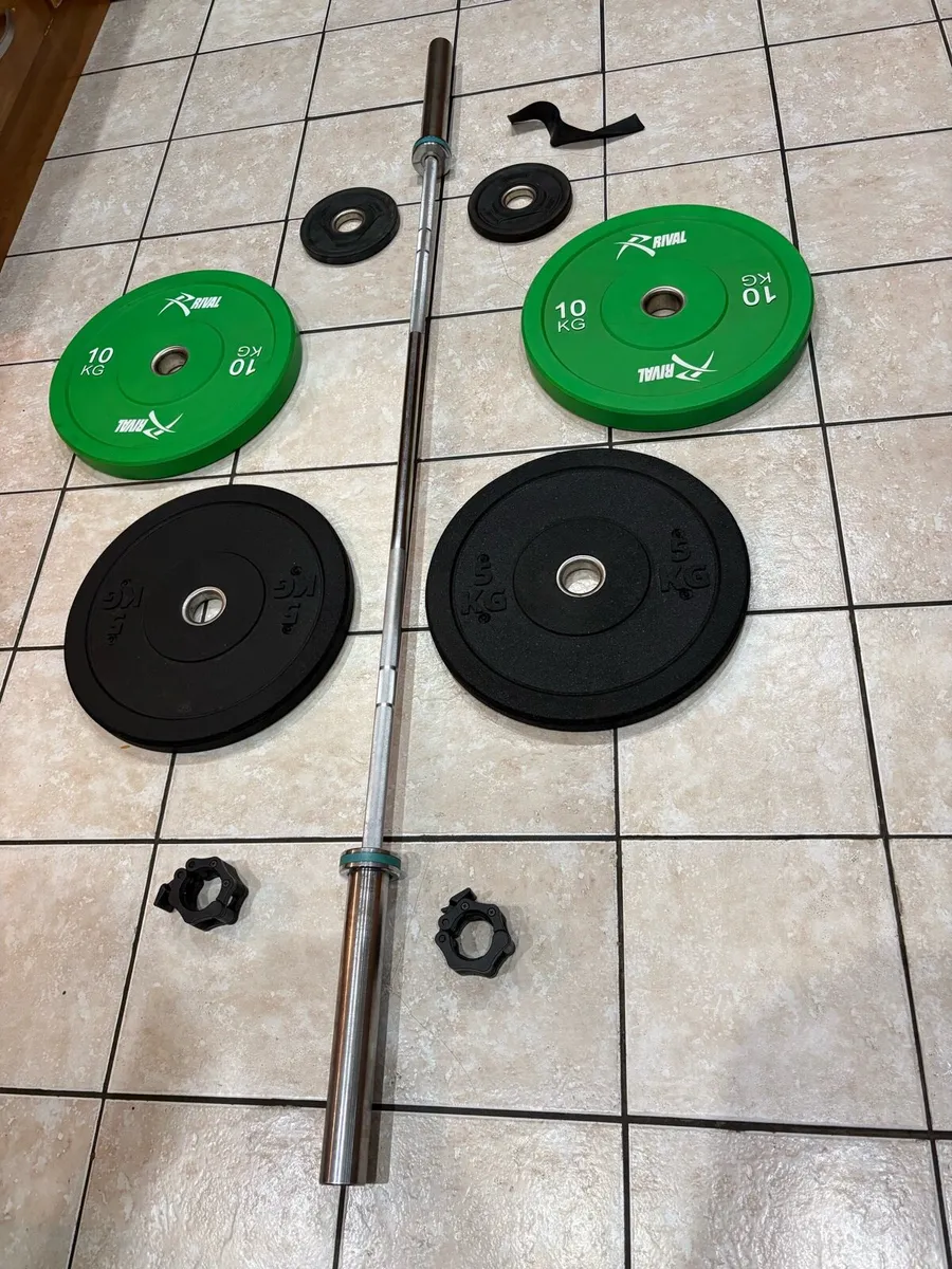 HIGH END PRO LADIES OLYMPIC BARBELL +OLYMPIC WEIGH - Image 1