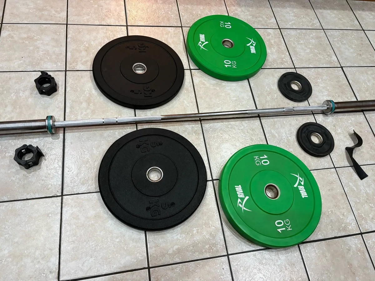 HIGH END PRO LADIES OLYMPIC BARBELL +OLYMPIC WEIGH - Image 3