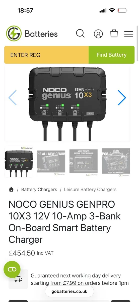 noco genius onboard battery charger