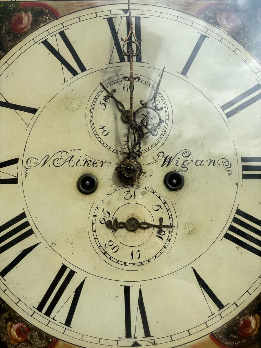 Massive Victorian mahogany grandfather clock - Image 4