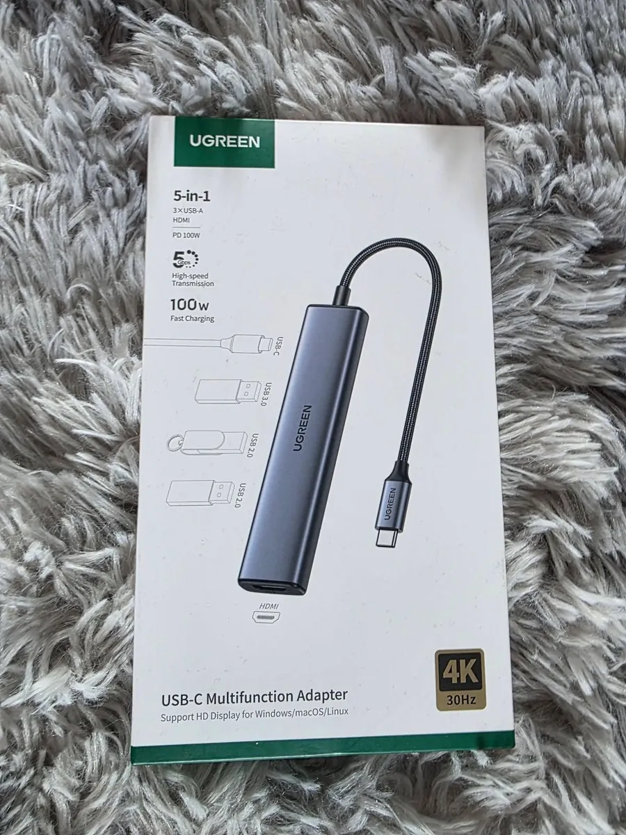 UGREEN Revodok 105 5-in-1 USB-C Hub – 4K HDMI – 10