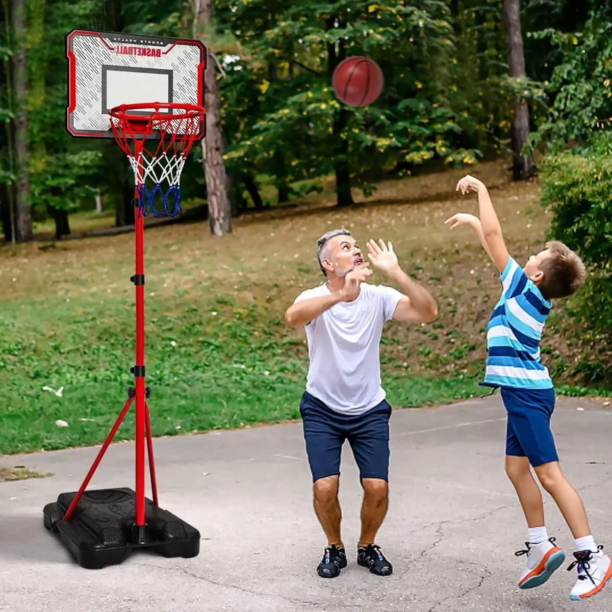 Kids Basketball Hoop with 3 Mini Balls Set - Image 1