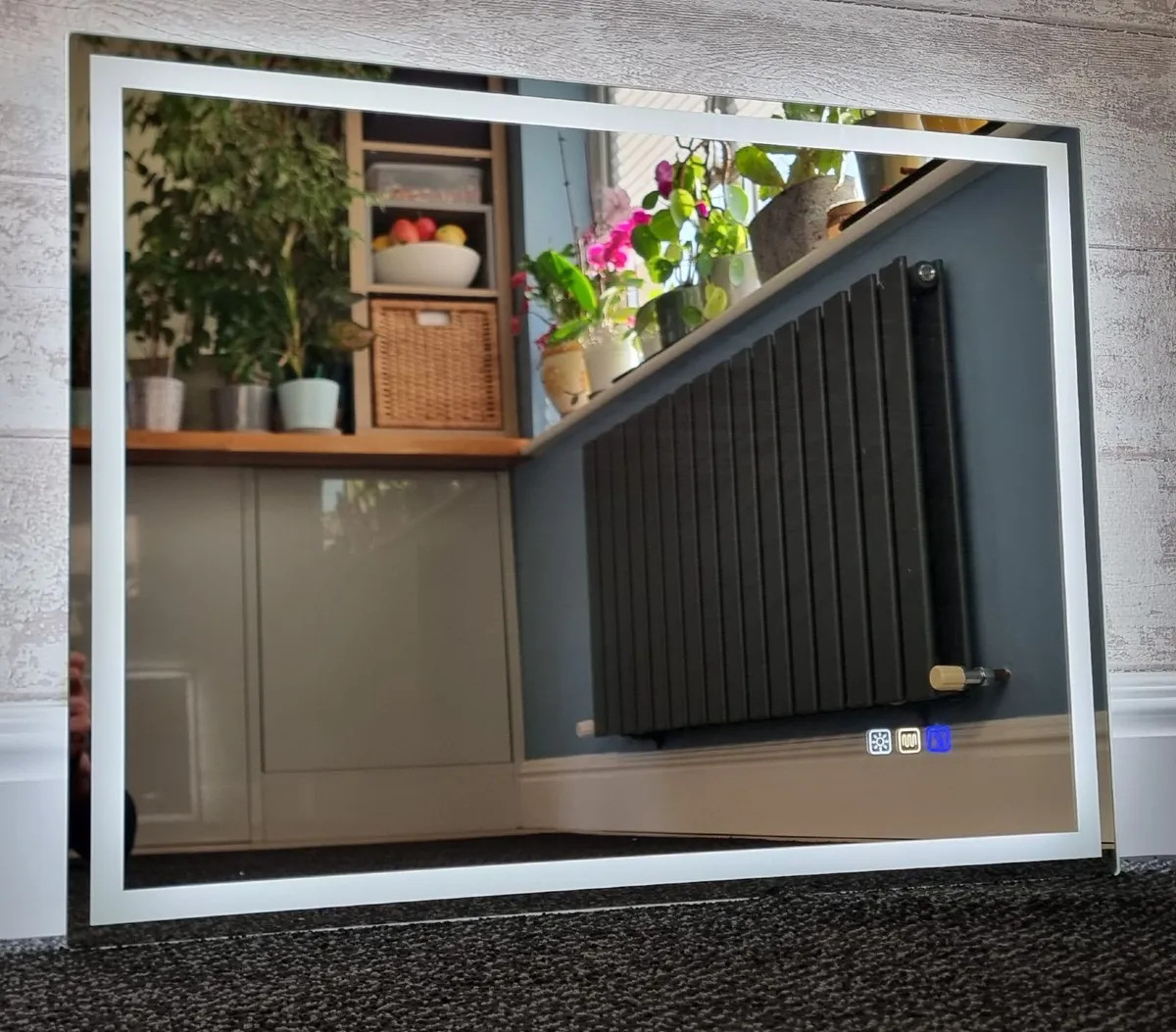LED Bathroom Mirror Demister Bluetooth Speakers - Image 2