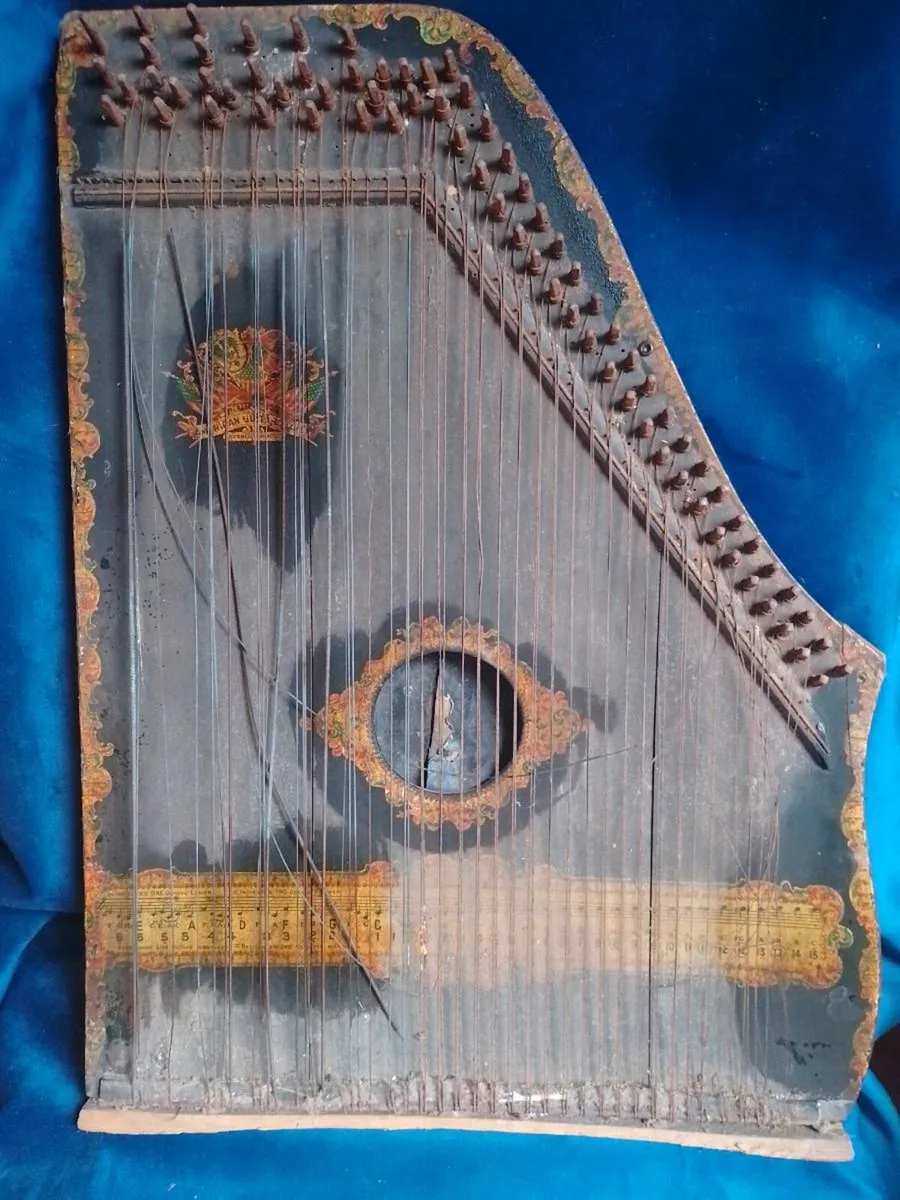 Antique 1894 Menzenhauer's American Guitar Zither - Image 1