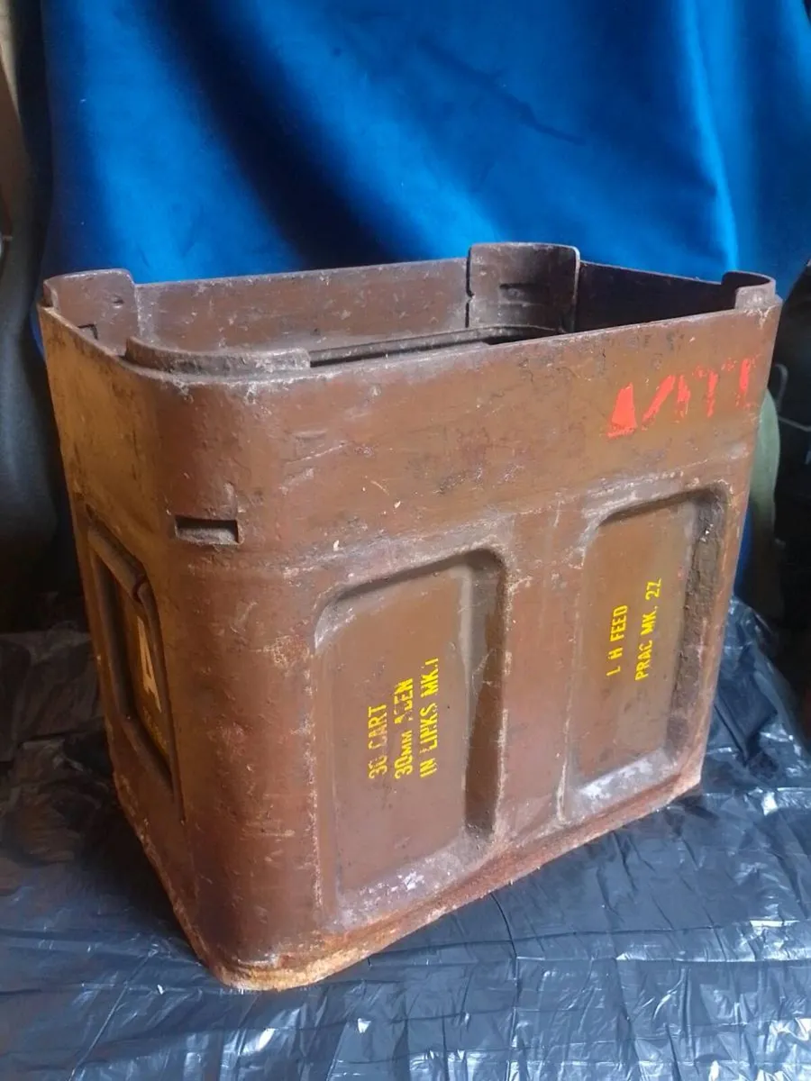 Rare Vintage RAF 30mm ADEN Cannon Ammunition - Image 1