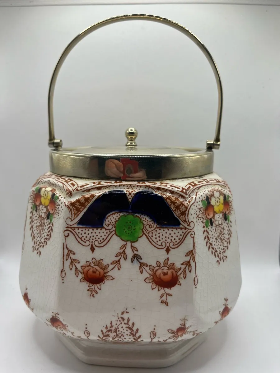 Antique biscuit barrel - Image 1
