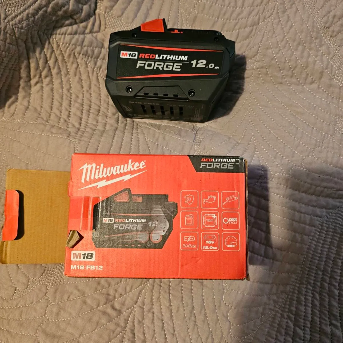 Milwaukee M18 FORGE 12.0Ah Battery (M18 FB12) - Br - Image 2