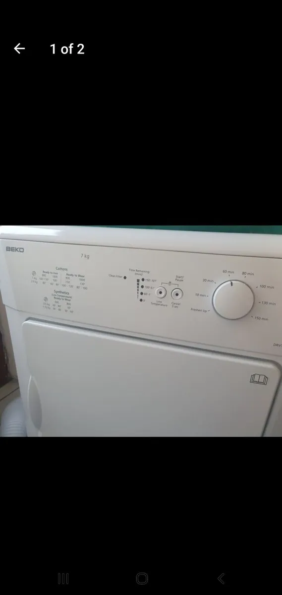 Beko vented dryer - Image 1