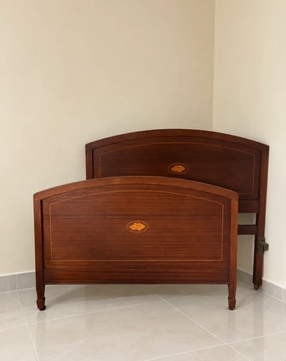 Edwardian Mahogany Double bed