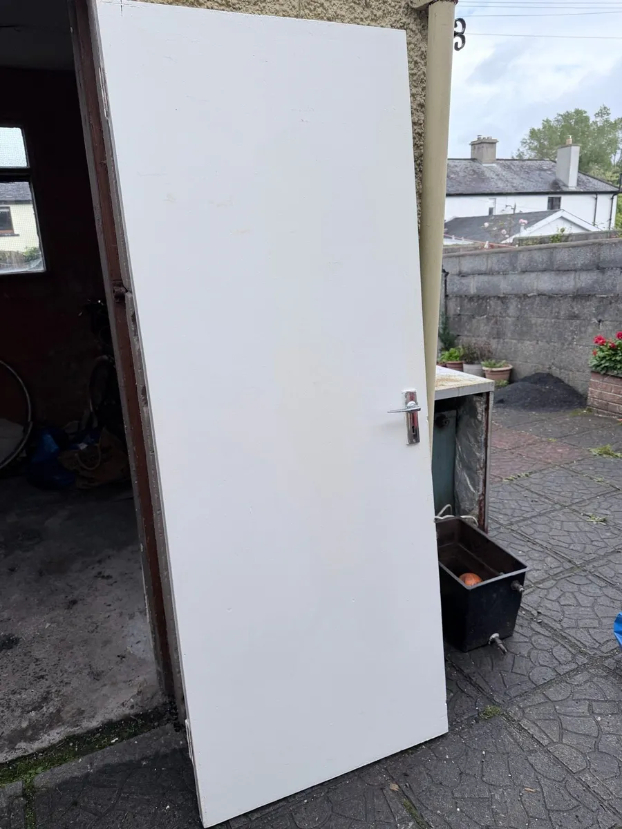 Internal white doors x3