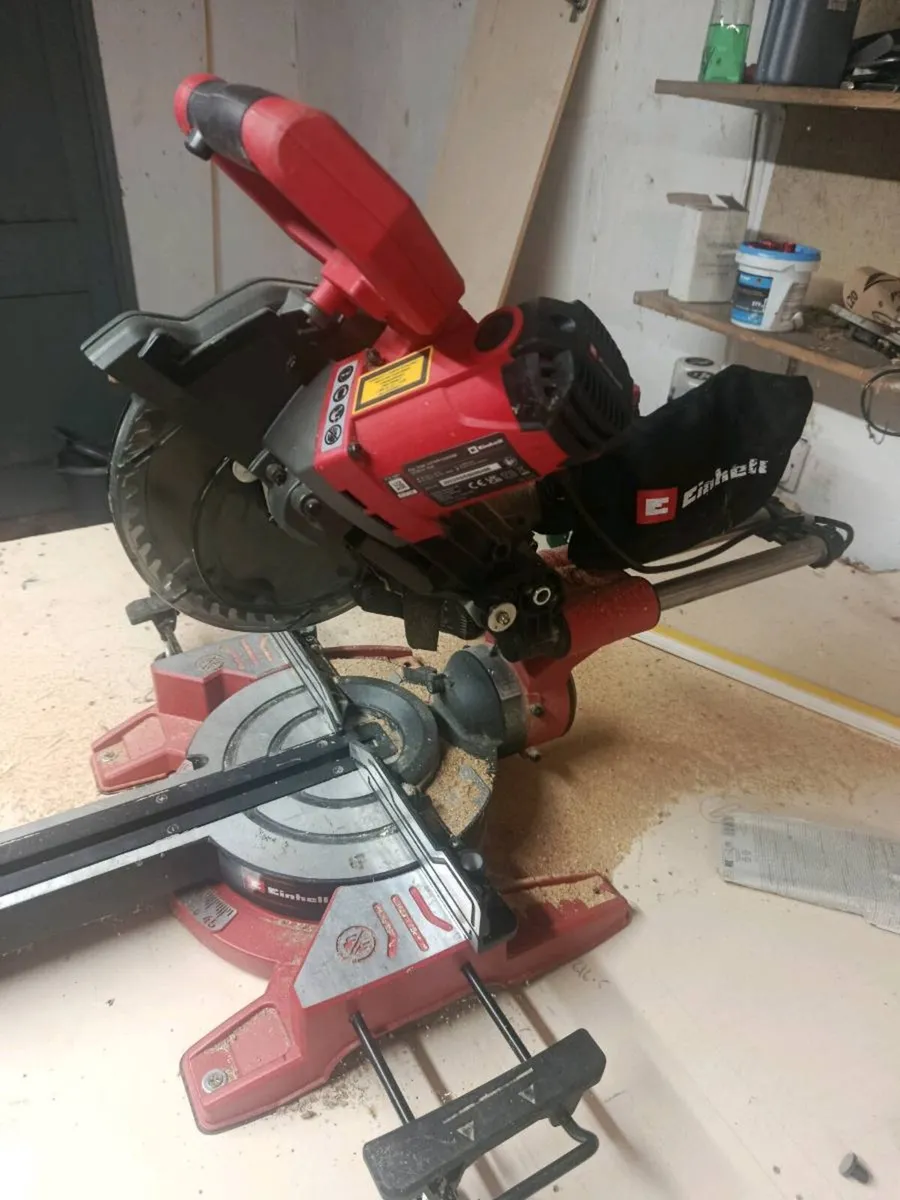 einhell mitre/chopsaw as new - Image 2