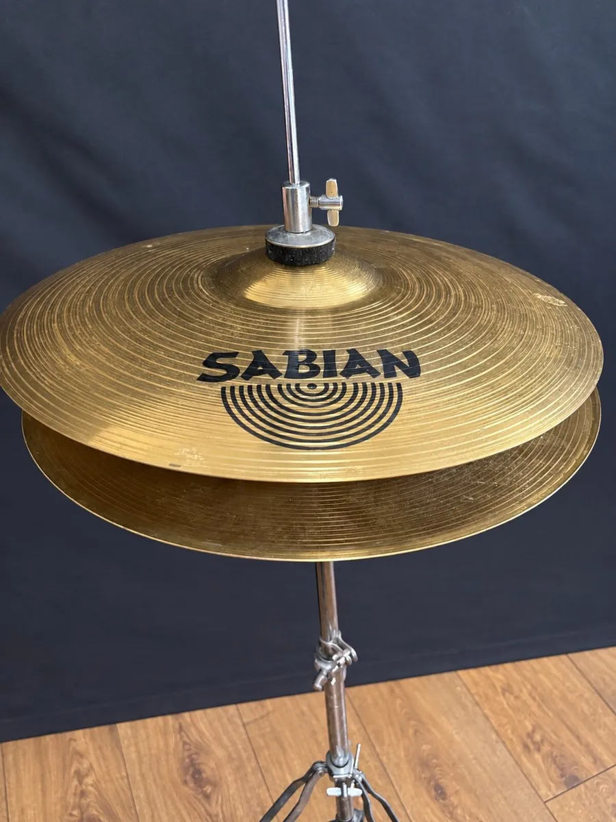 Sabian Hi Hat Cymbal Set + Stand + Pedal - Image 2