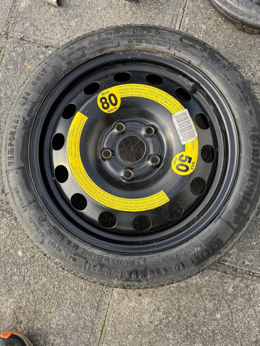 Temporary Spare Wheel 125/70 R - Image 1