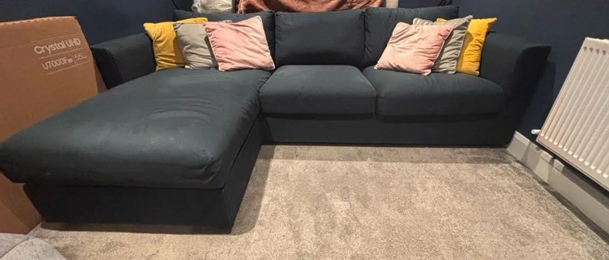 IKEA Sofa with chaise longue storage - Image 2
