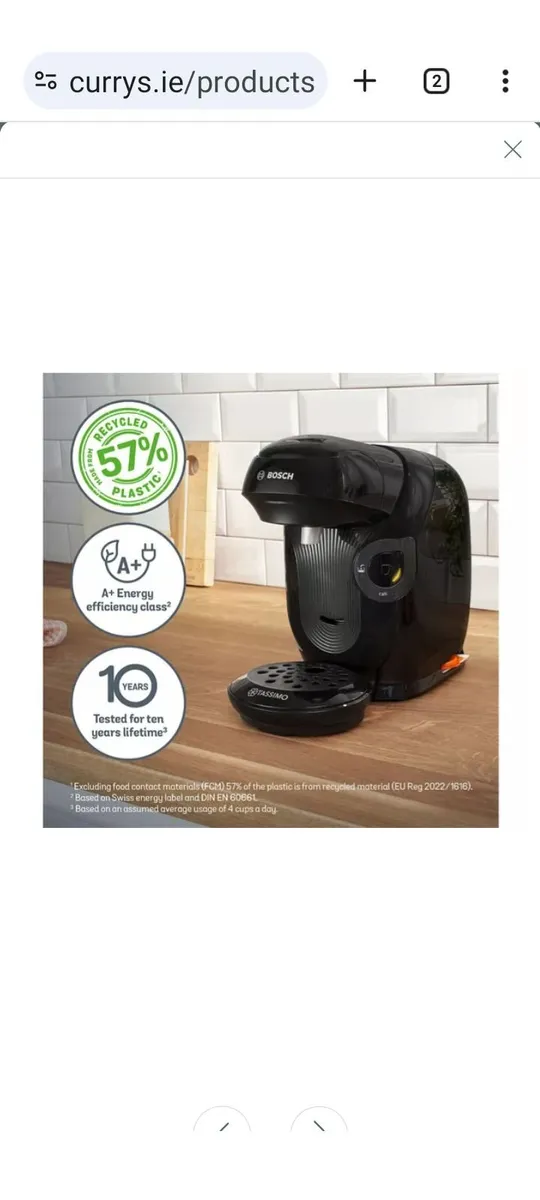 Bosch Tassimo coffee machine - Image 1