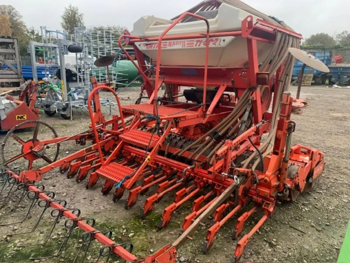 KUHN HR 3003 P/HARROW + RAUCH PNEUMATIC AIR DRILL - Image 1
