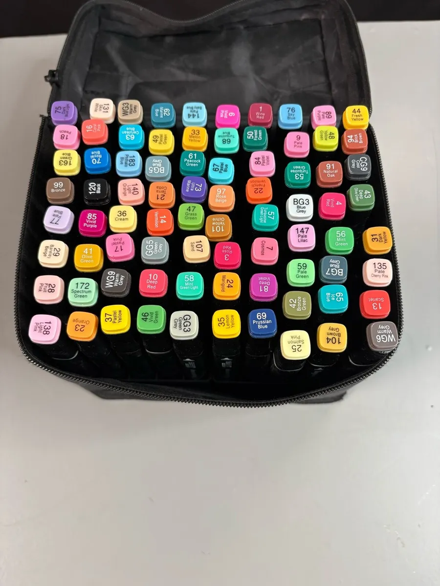 Marker Set - 80 Double Sided Markers - Image 1