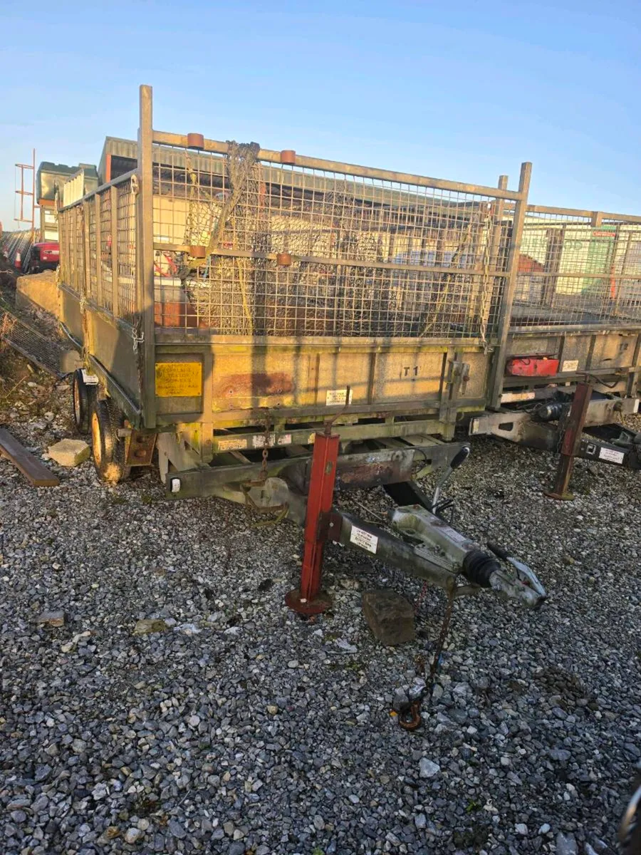 Ifor Williams 12ft tipper high sides. - Image 2