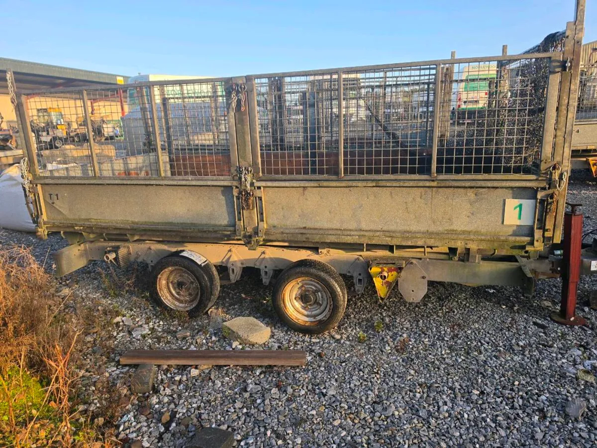 Ifor Williams 12ft tipper high sides. - Image 3