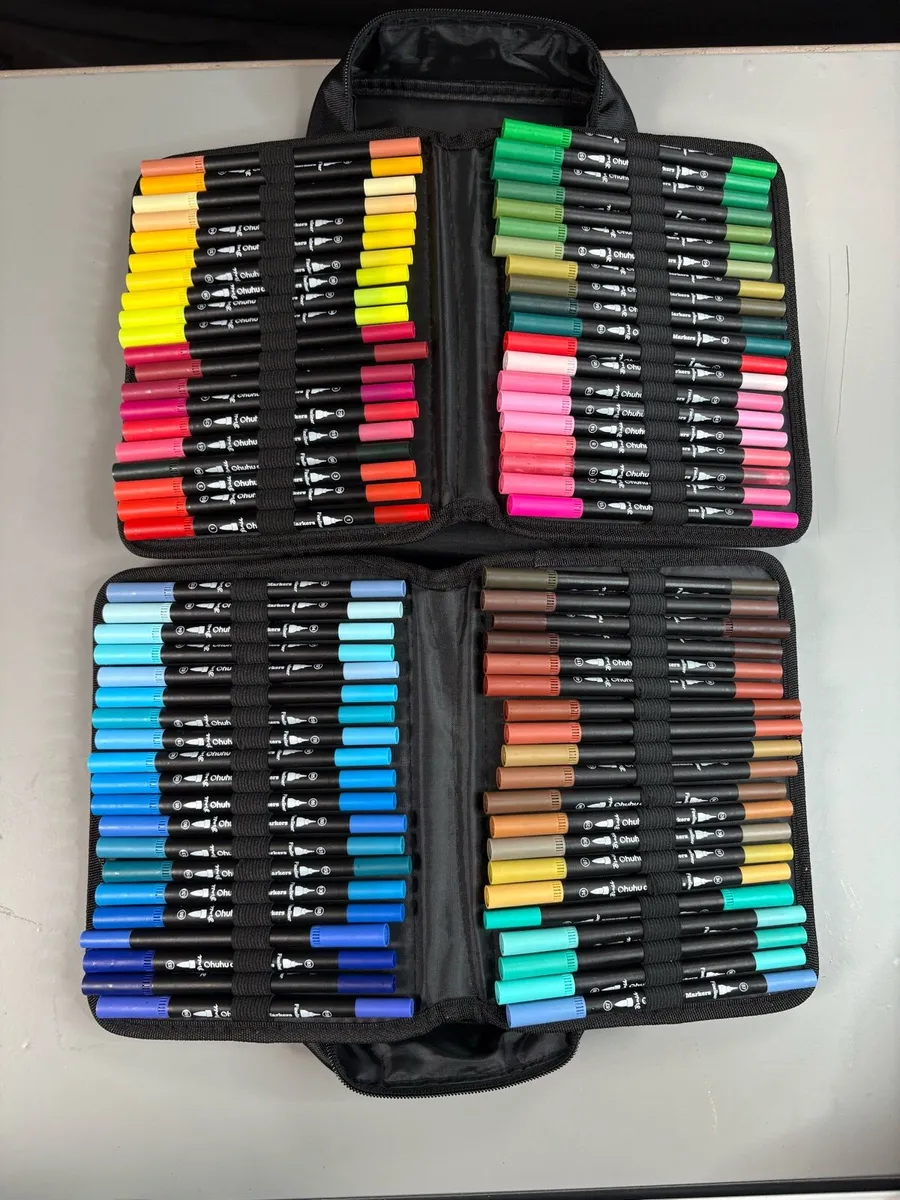 Marker Set - 160 Double Sided Markers - Image 1
