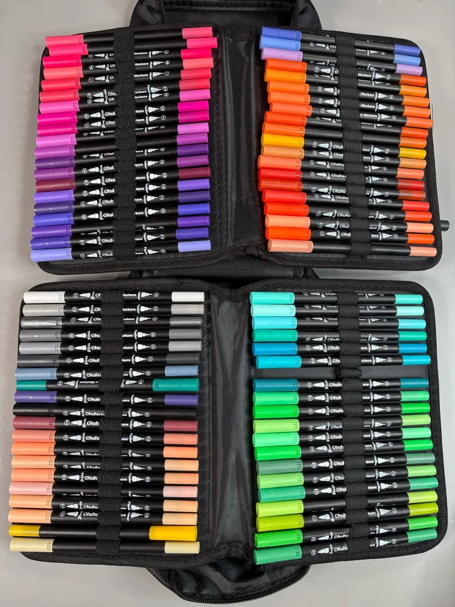 Marker Set - 160 Double Sided Markers - Image 2