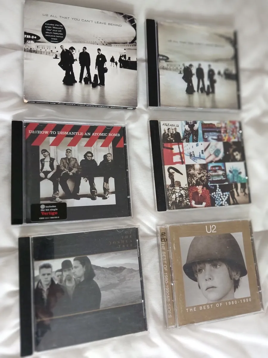 U2 BAND COLLECTION OF 6  VINTAGE CDs. - Image 2