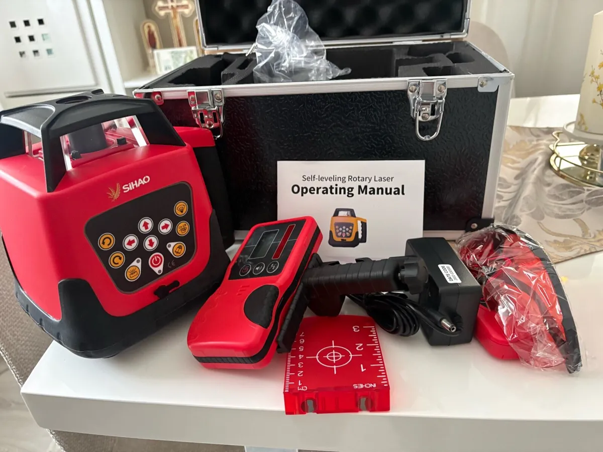 Rotary Laser Level Kit Self Levelling 360 - Image 1