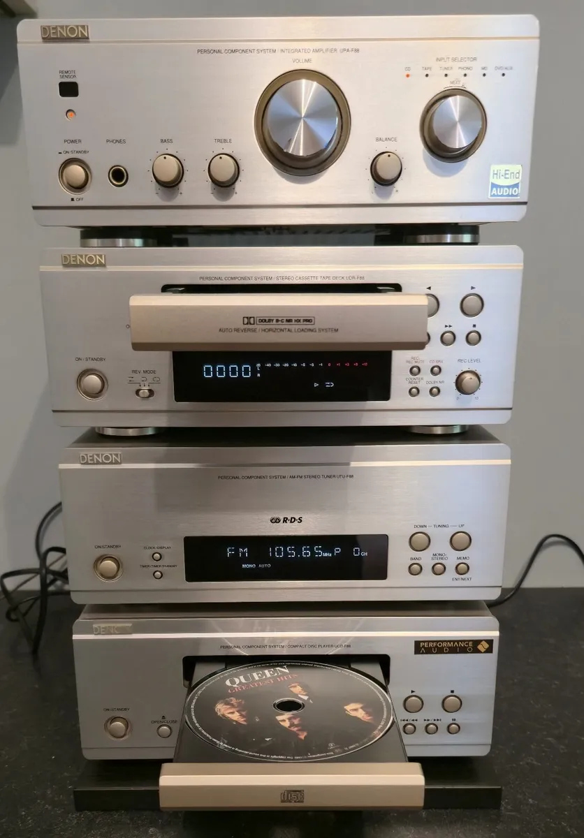 AUDIOPHILE DENON GOLD Hi-Class TAPE CD RADIO AMP - Image 2