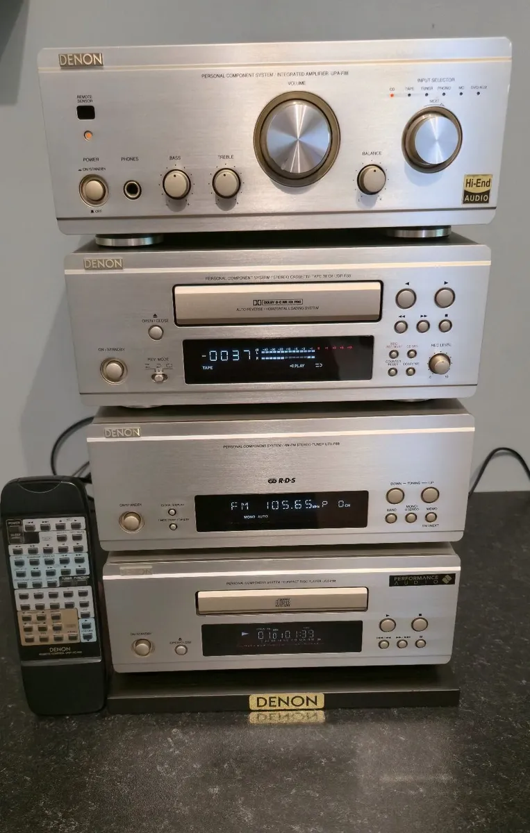 AUDIOPHILE DENON GOLD Hi-Class TAPE CD RADIO AMP - Image 1