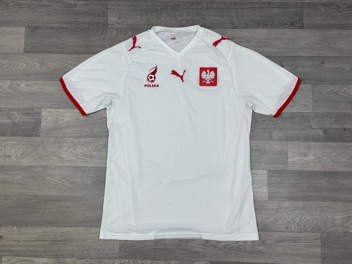 Vintage 2008 Puma Poland Polska Home Jersey M - Image 1