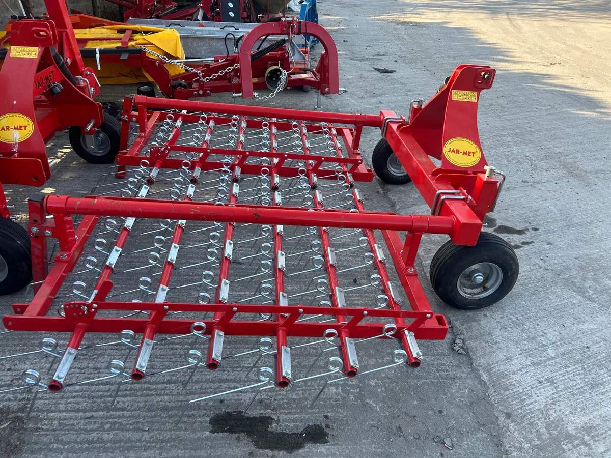 New Jarmet 3M Grass Tyne Harrow - Image 2
