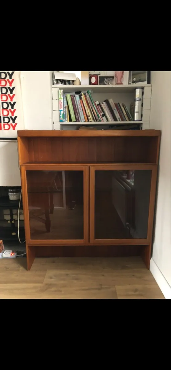 Mid century modern McIntosh highboard display unit - Image 1