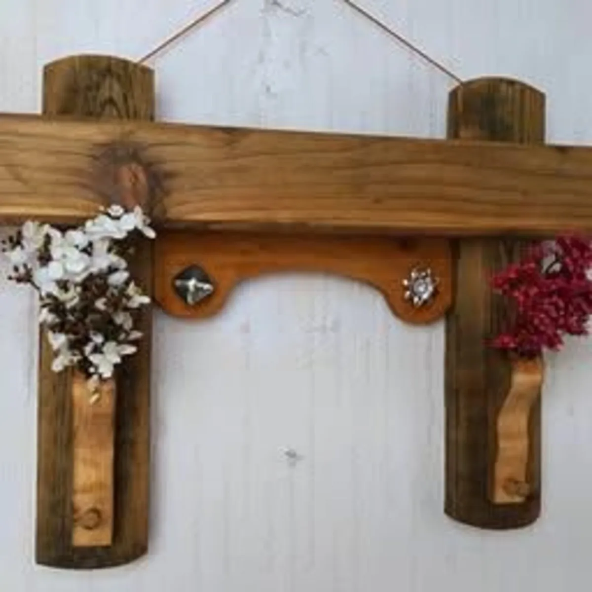 NEW Rustic stove mantle / floating shelf - Image 3