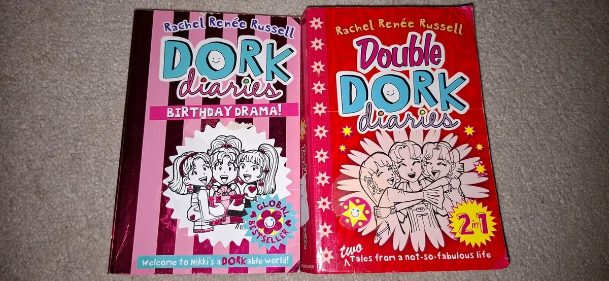 3 Dork Diaries Books by Rachel Renee Russell