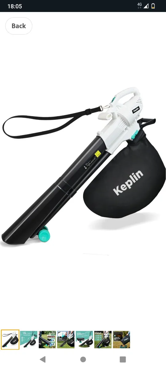 3 in 1 electric leaf blower vacuum mulcher - Image 1