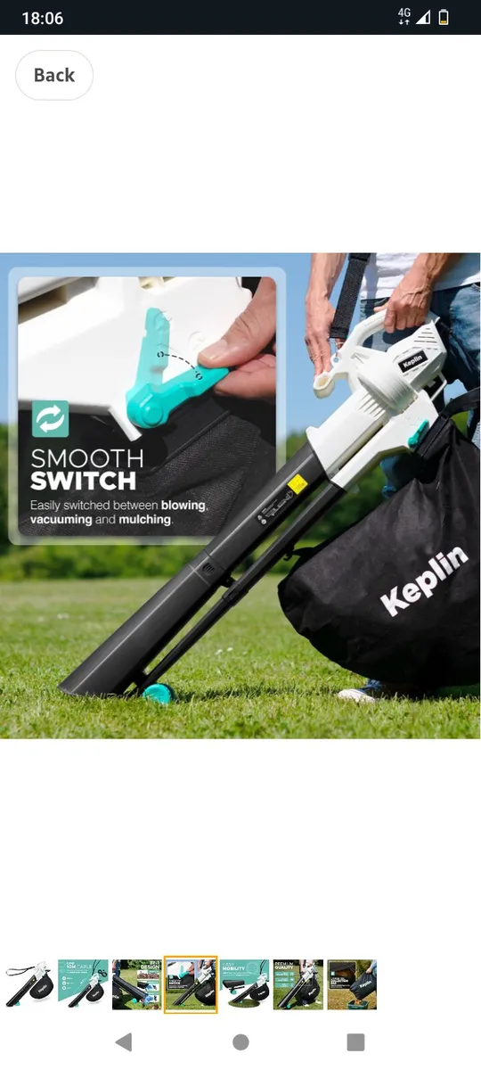 3 in 1 electric leaf blower vacuum mulcher - Image 4