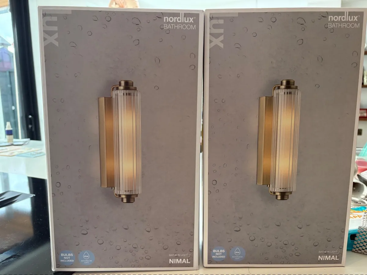 NEW Nordlux Bathroom Light fitting x 2 - Image 3