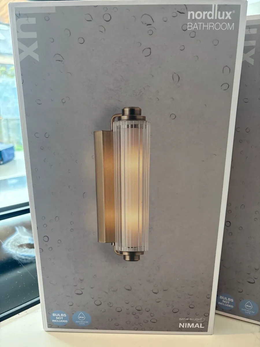 NEW Nordlux Bathroom Light fitting x 2 - Image 1