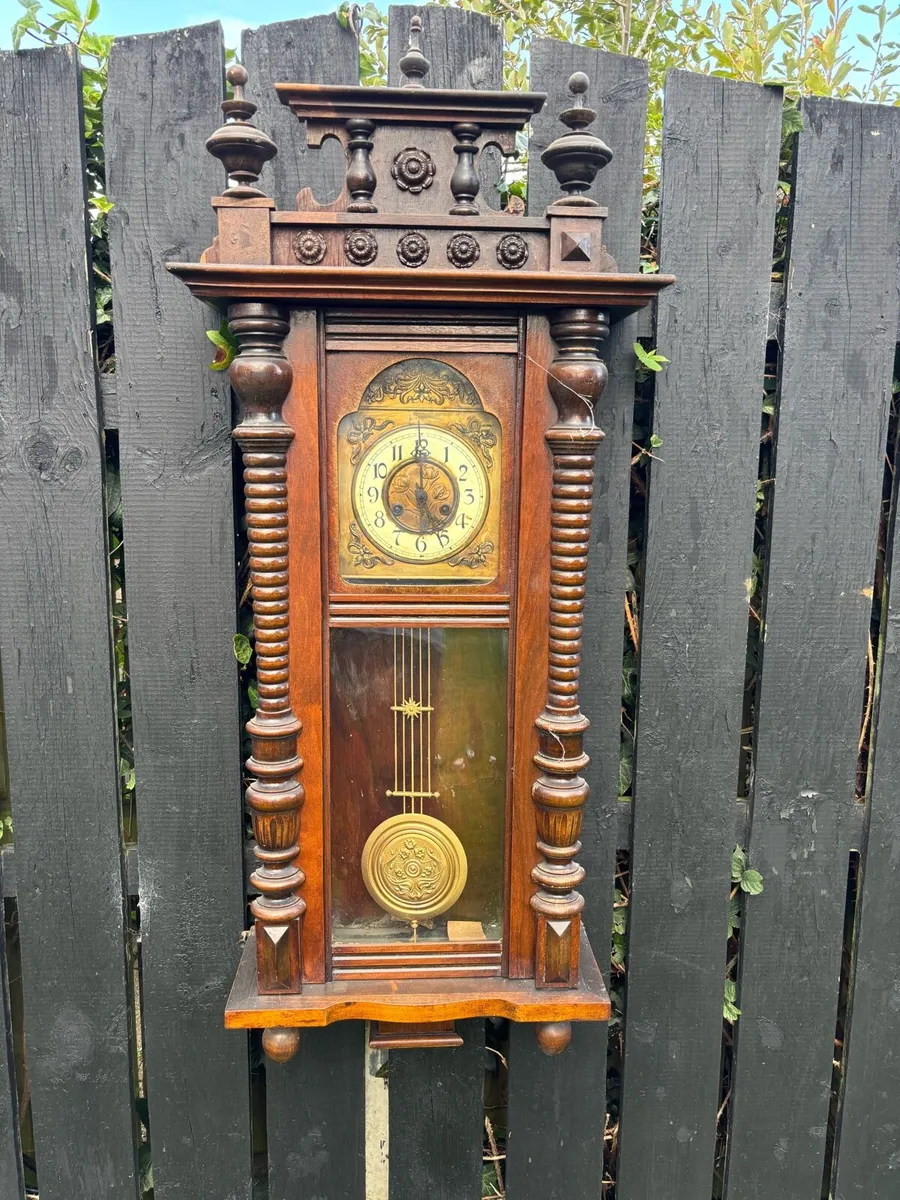 Antique Vienna wall clock - Image 1