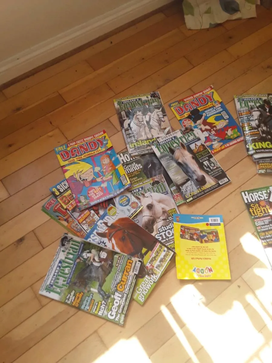 Magazines football fishing horses 100s of - Image 2