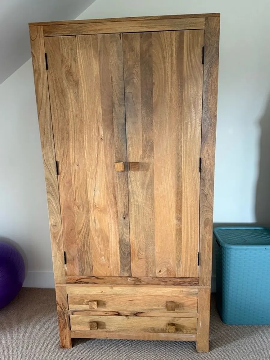Oak Wardrobe- solid Oak Furniture Land