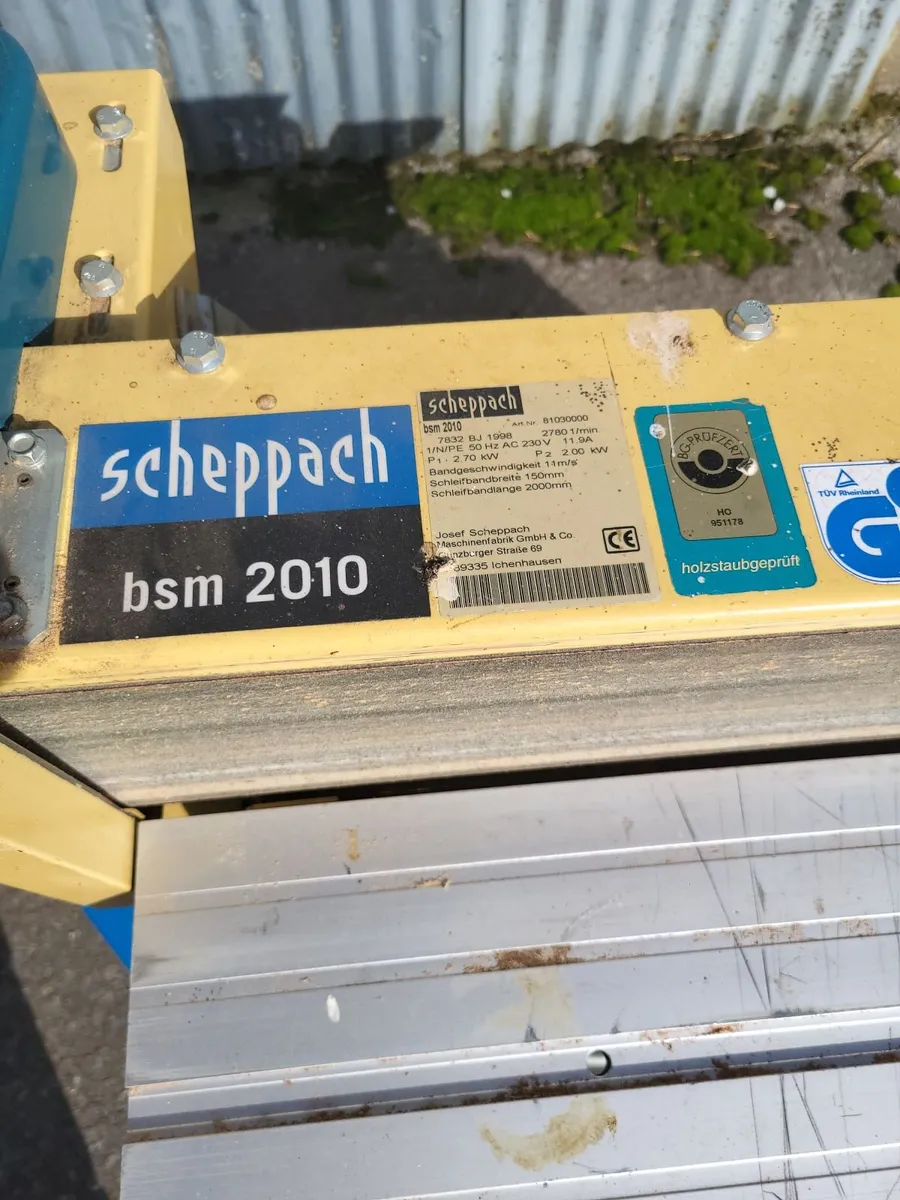 Scheppach Belt sander - Image 1