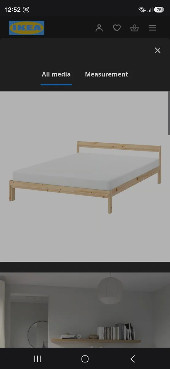 Double bed with mattress - Image 1