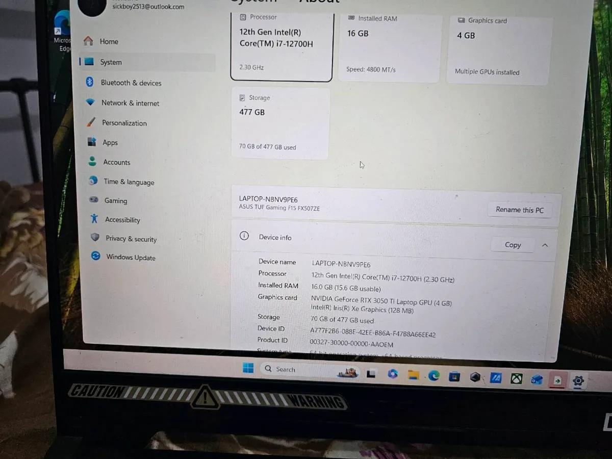 ASUS TUF Gaming F15 - Image 4